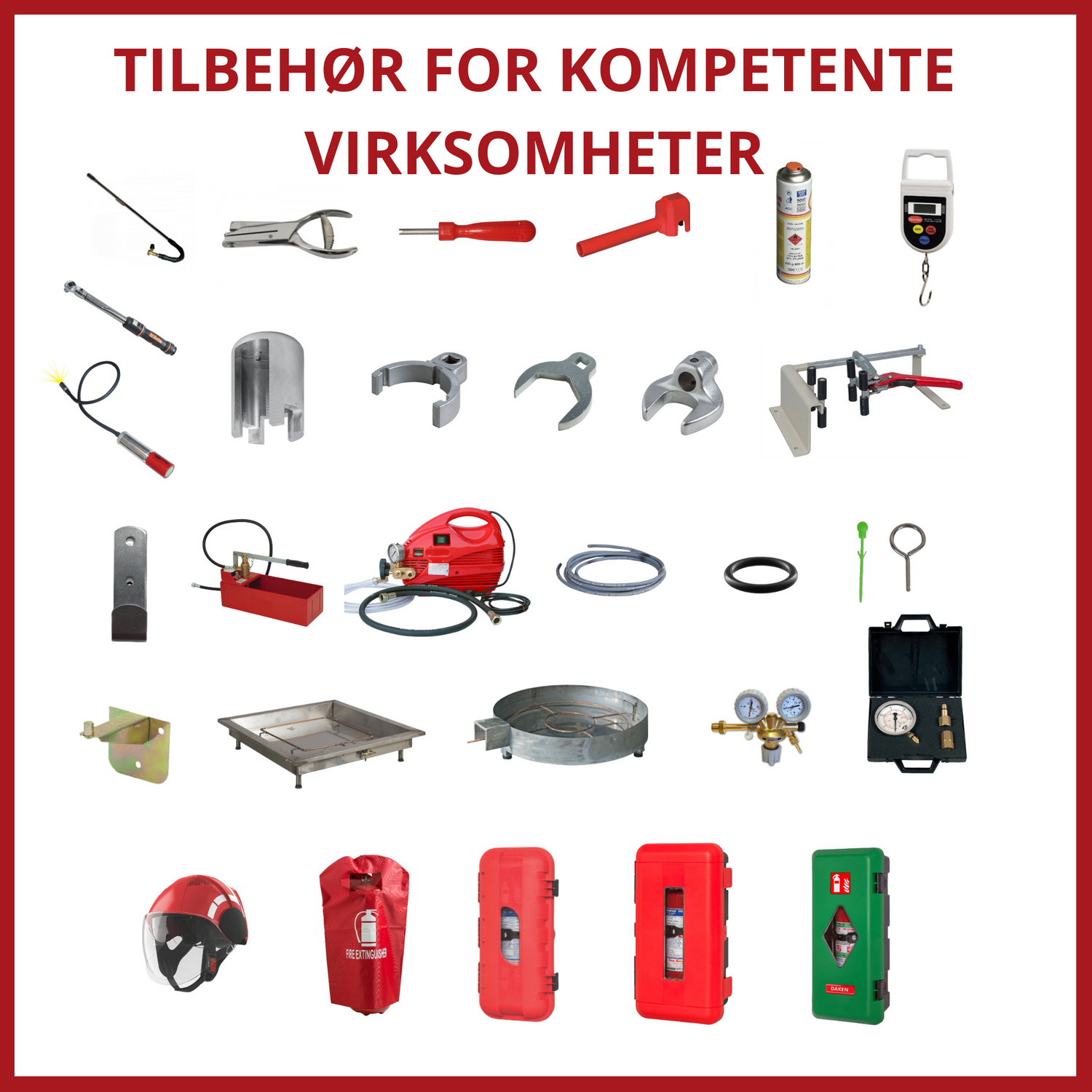 Tilbehør for kompetente virksomheter