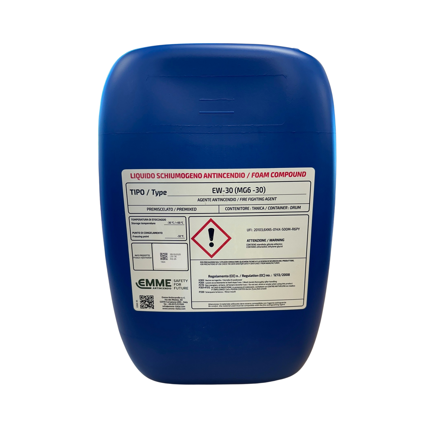 1624 : 25L Premiks MG6-30 ferdig blandet frostfri skum for 22063
