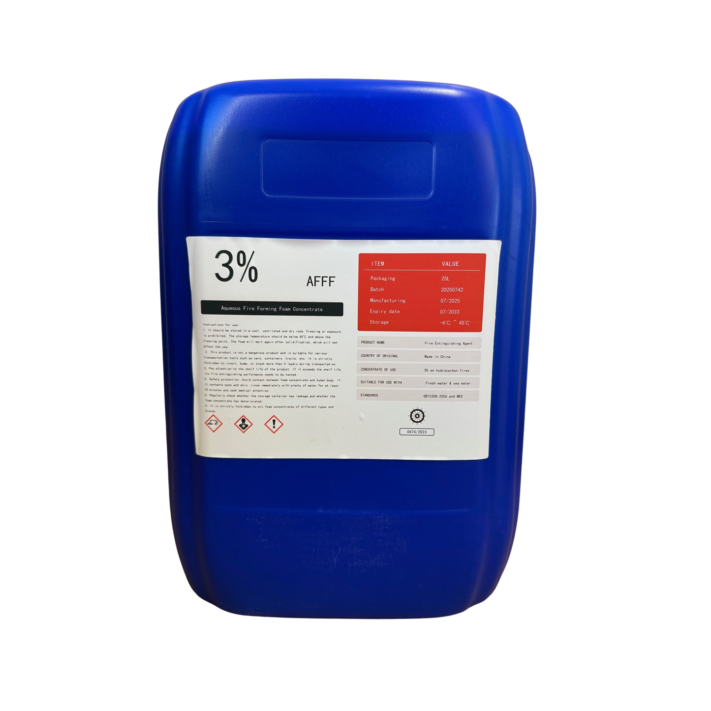 84 : AFF 3% Skum 25L